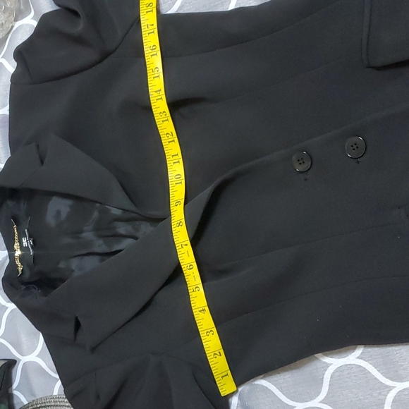 ELIZABETTA FRANCHI BLACK BLAZER SIZE 46 - Picture 13 of 16